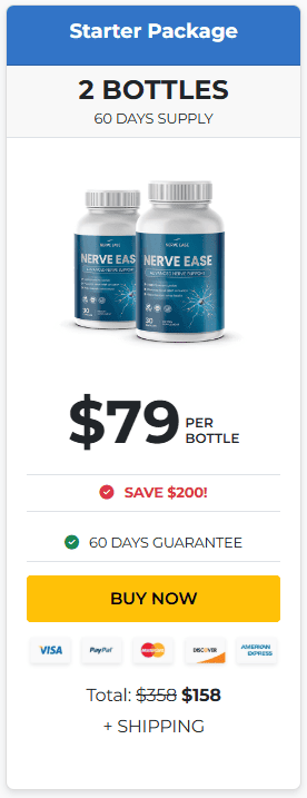 nerve ease 2 bottles price